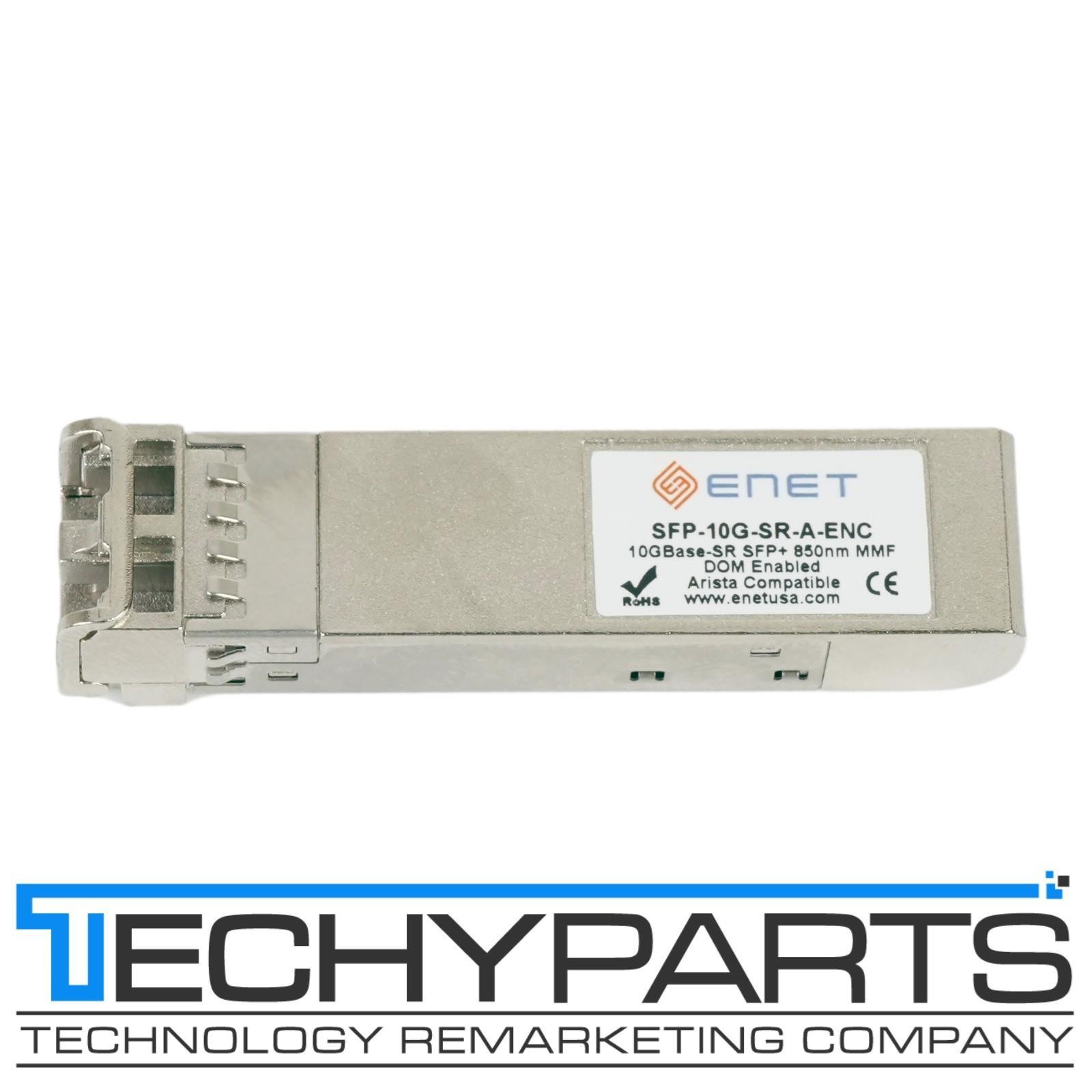 Lot of 10x ENET SFP-10G-SR-A-ENC Arista Compatible SFP+ 10Gb Optical Transceiver