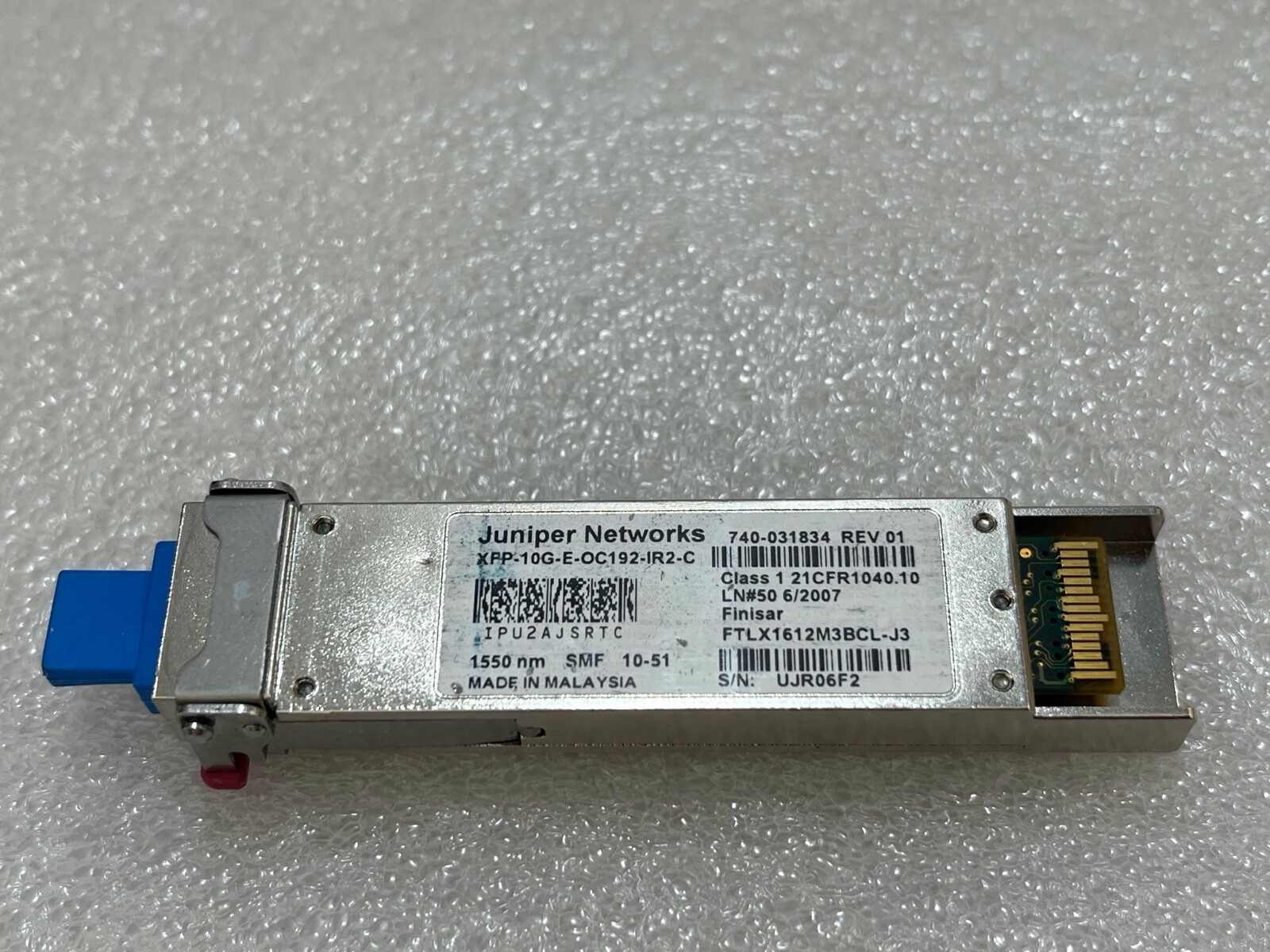 ORIGINAL JUNIPER 740-0318 XFP-10G-E-OC192-IR2 740-031834 40km 1550nm Transceiver