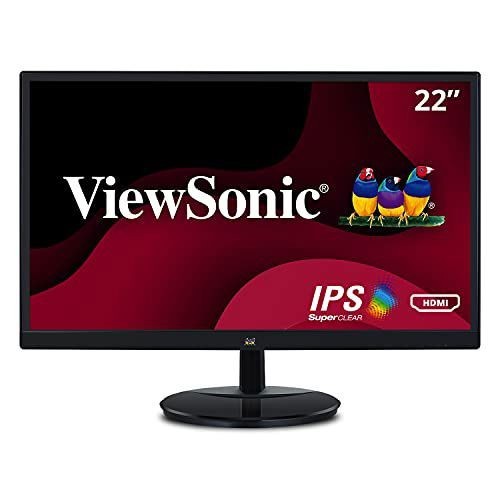 ViewSonic VA2259-SMH 22 Inch IPS 1080p LED Monitor with HDMI and VGA Inputs blue