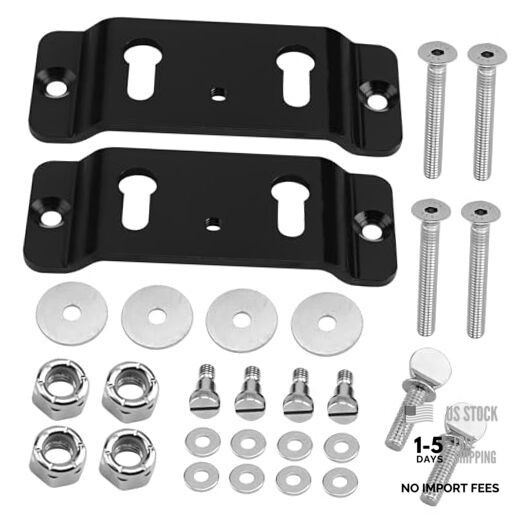 2 Packs Trailer-Stop Adapter Kit for Pit-Stop Wheel Chock System TK-3000
