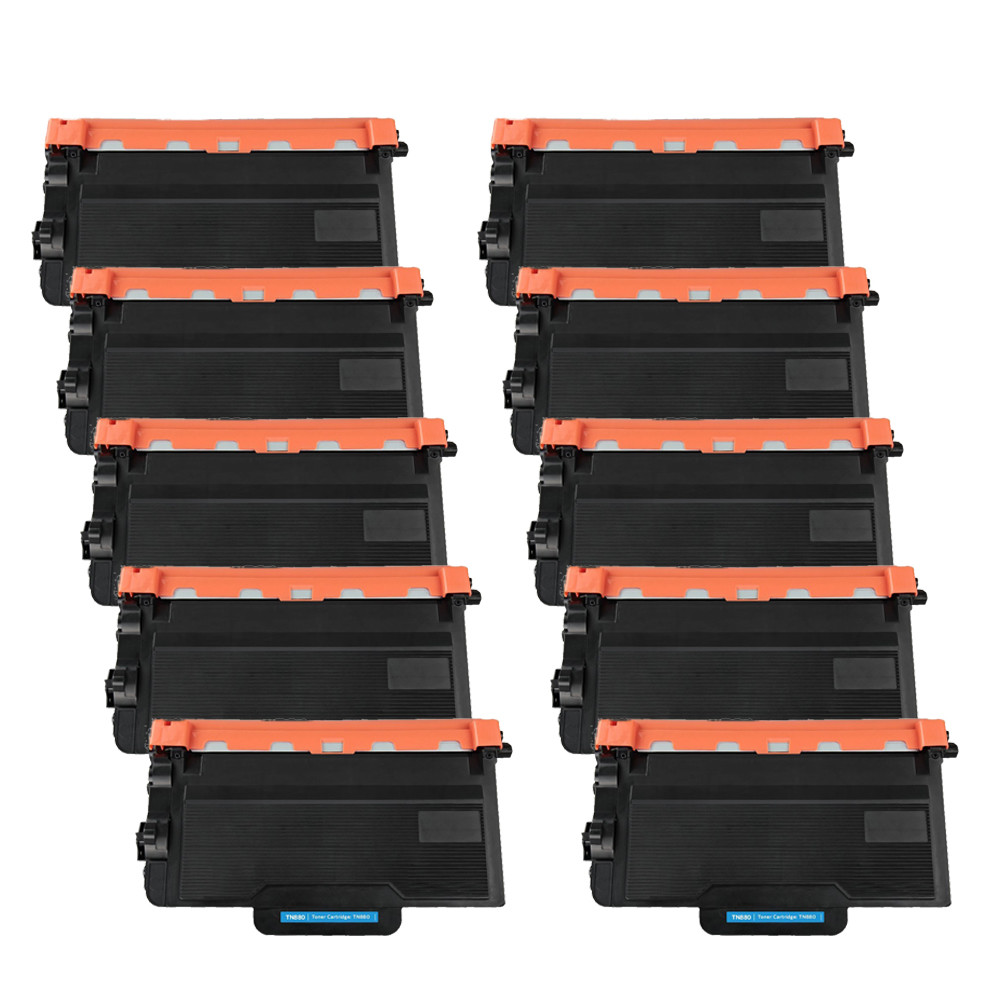 10 PK Compatible TN880 Super High Yield Toner Cartridge for Brother HL-L6200DW