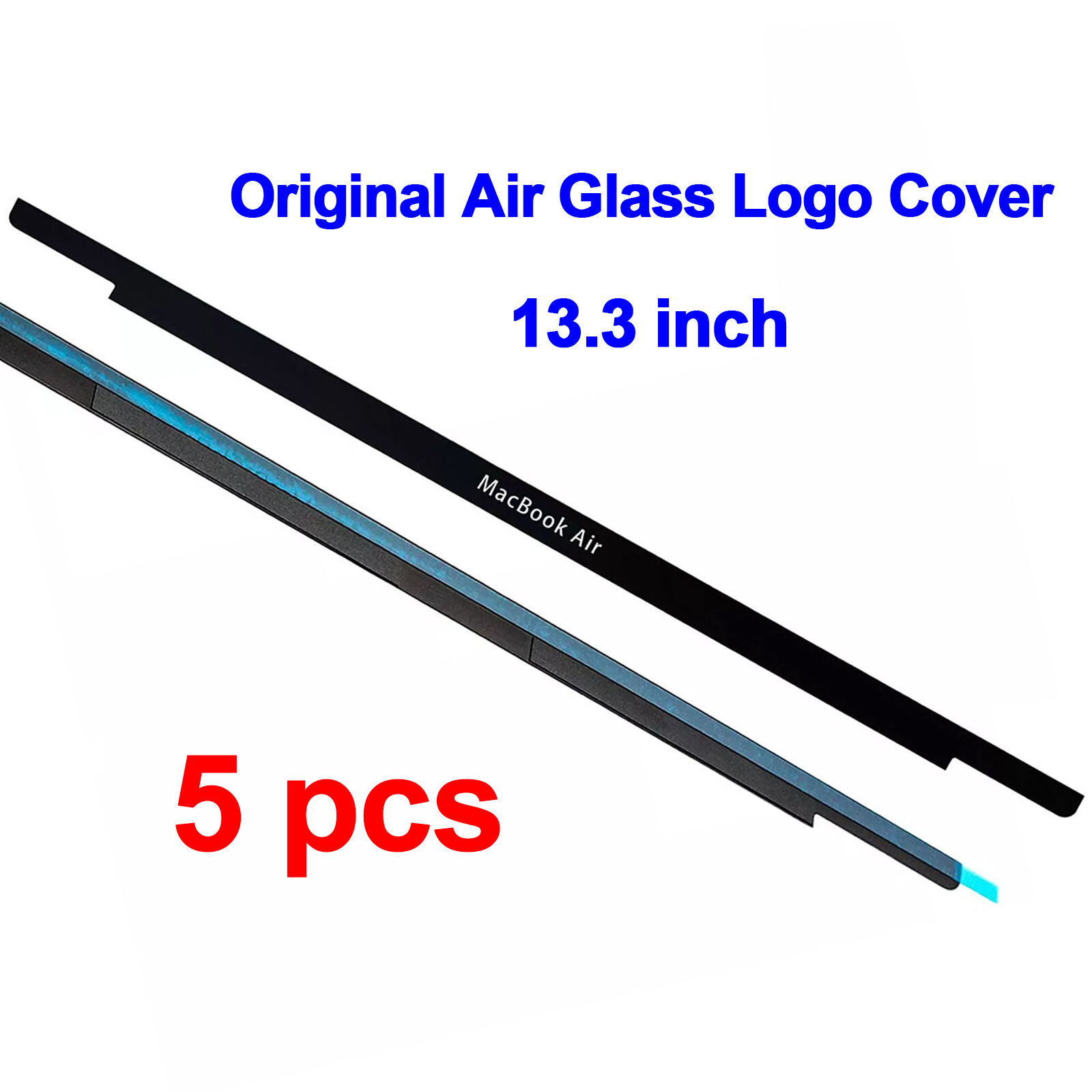 5PCS Original LCD Front Glass Trim Bezel Logo Cover for MacBook Air 13.3" A2179