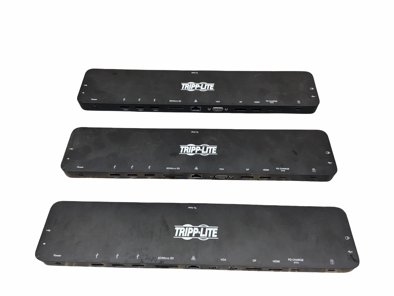 Tripp Lite USB-C Docking Station U442-DOCK7D-B Triple Display 4K 100W Lot Of 3