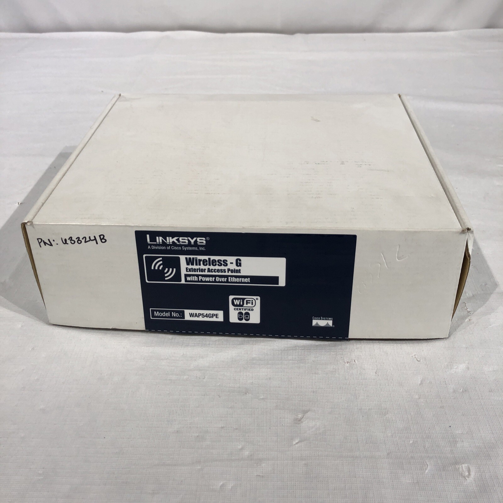 Linksys Cisco Systems WAP54GPE Wireless-G Exterior Access Point-NEW