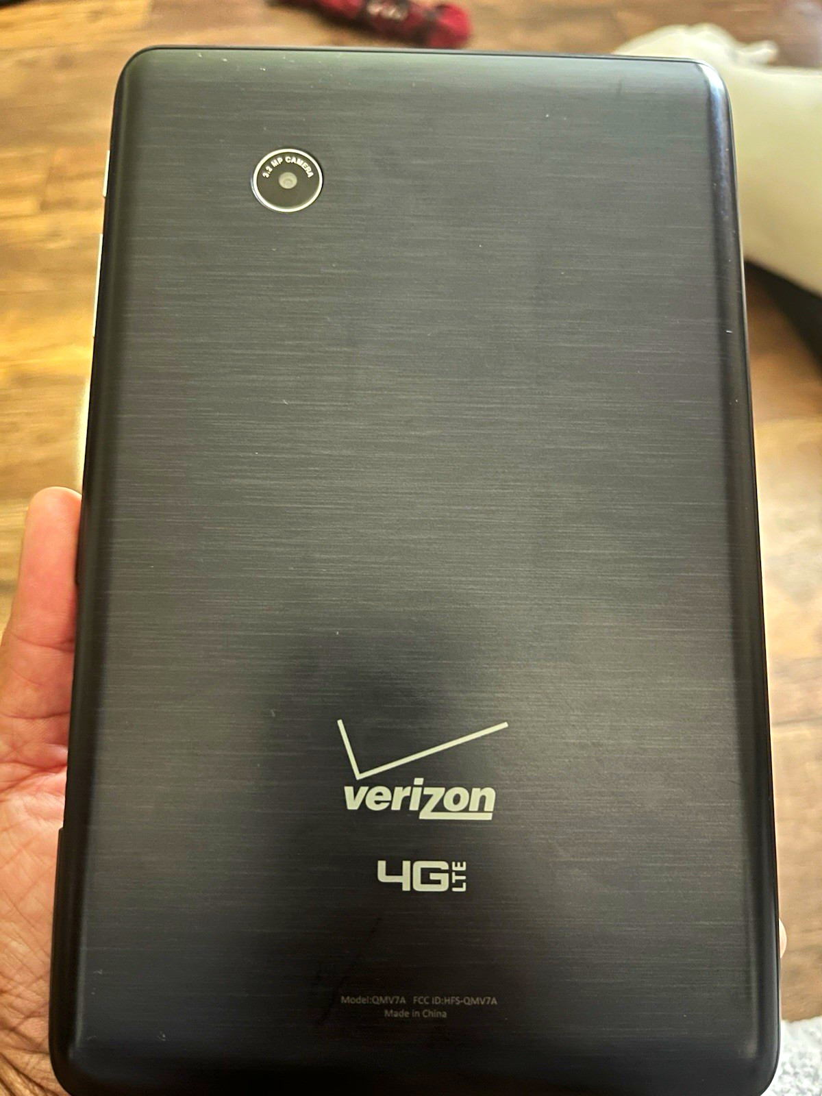 Verizon Ellipsis 7 8IN Android Tablet32GB 4G LTE Wi‑Fi Black QMV7A