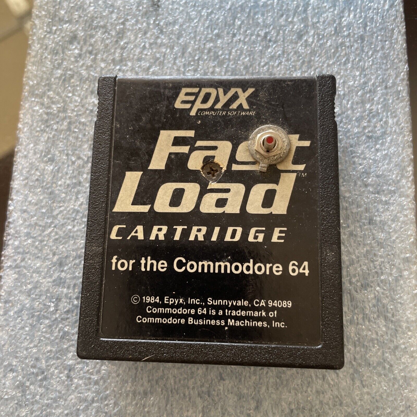 VTG Commodore 64 Fast Load Computer Game Cartridge Untested
