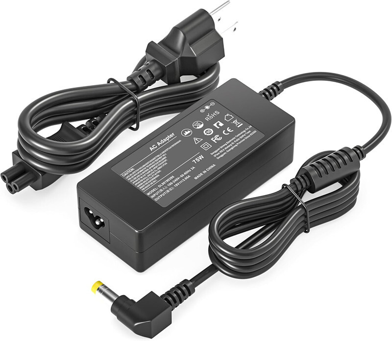 75W AC Adapter Charger For Toshiba Satellite A305-S6902 A305-S6905 A305-S6908