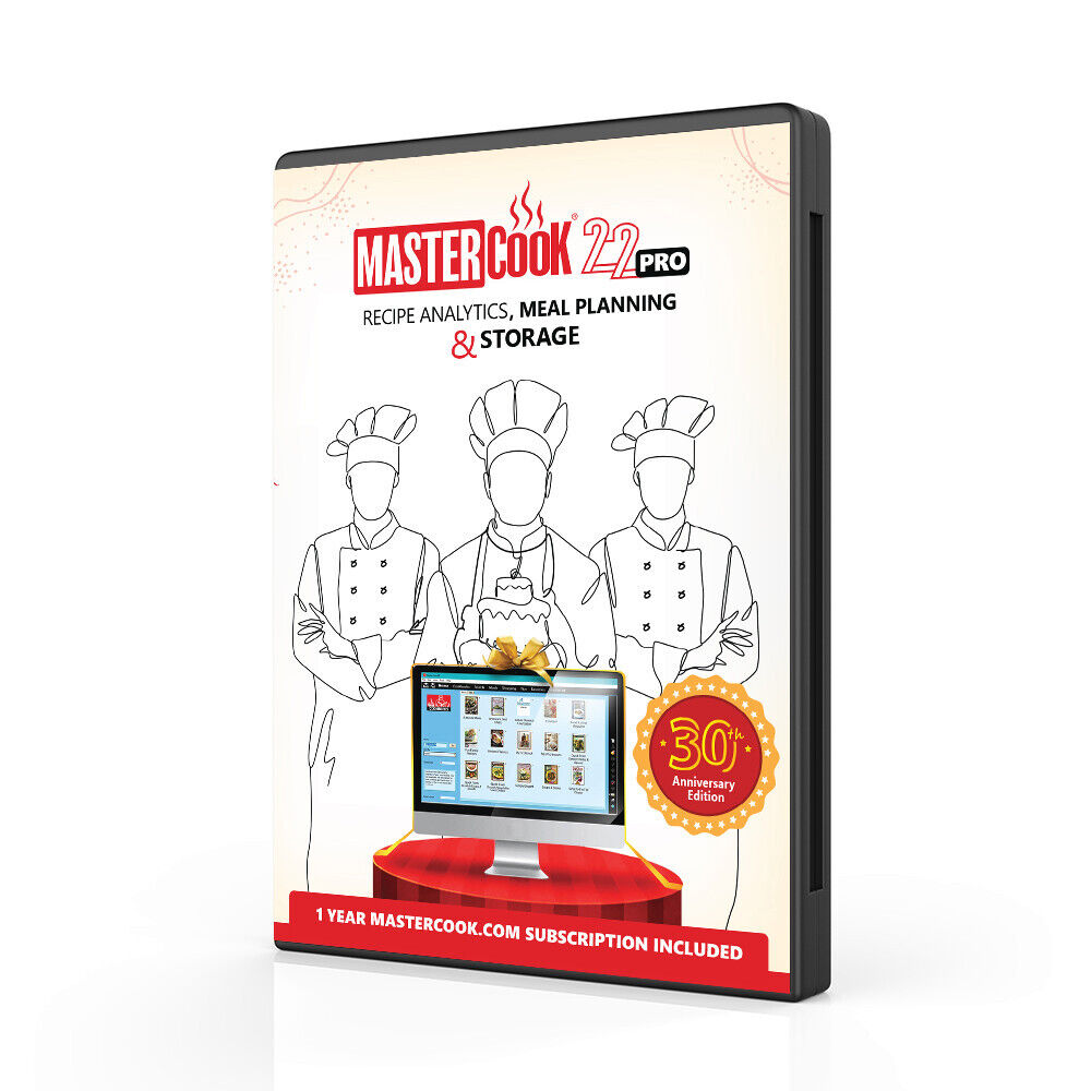 MasterCook 2022 PRO for PC DVD NEW