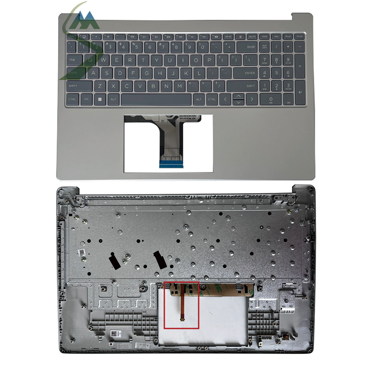  New Upper Case Palmrest With Backlit Keyboard For HP 15-FC 15-FD N36752-001 US