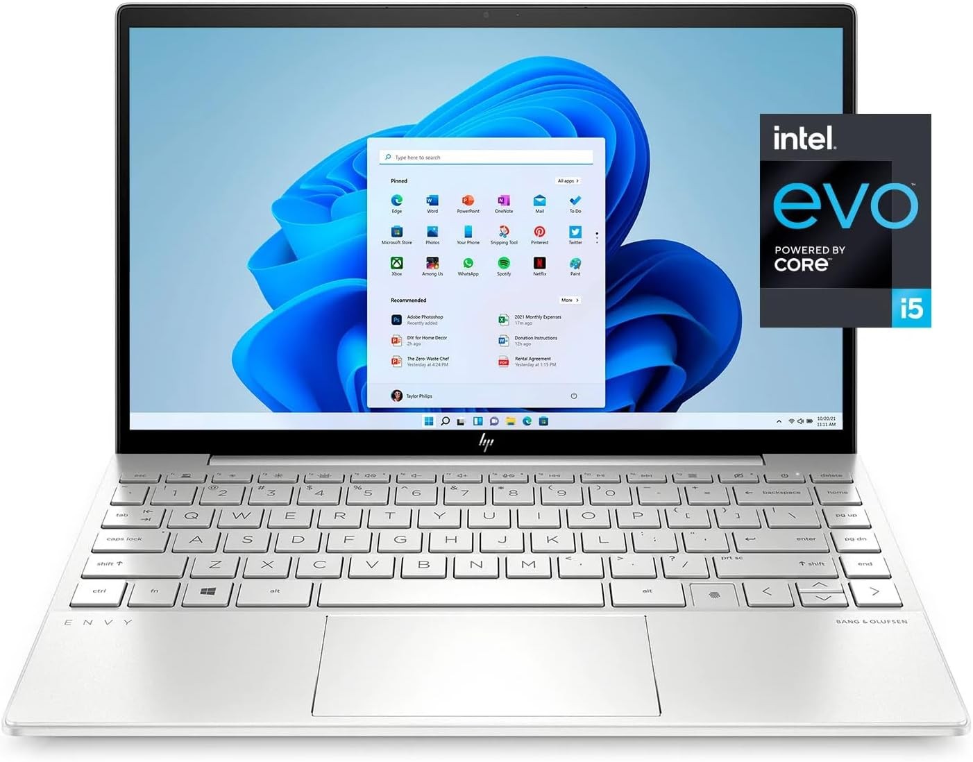 HP Envy 13.3" FHD Laptop Intel Core i5-1135G7 4-core 8GB DDR4 256GB SSD win10