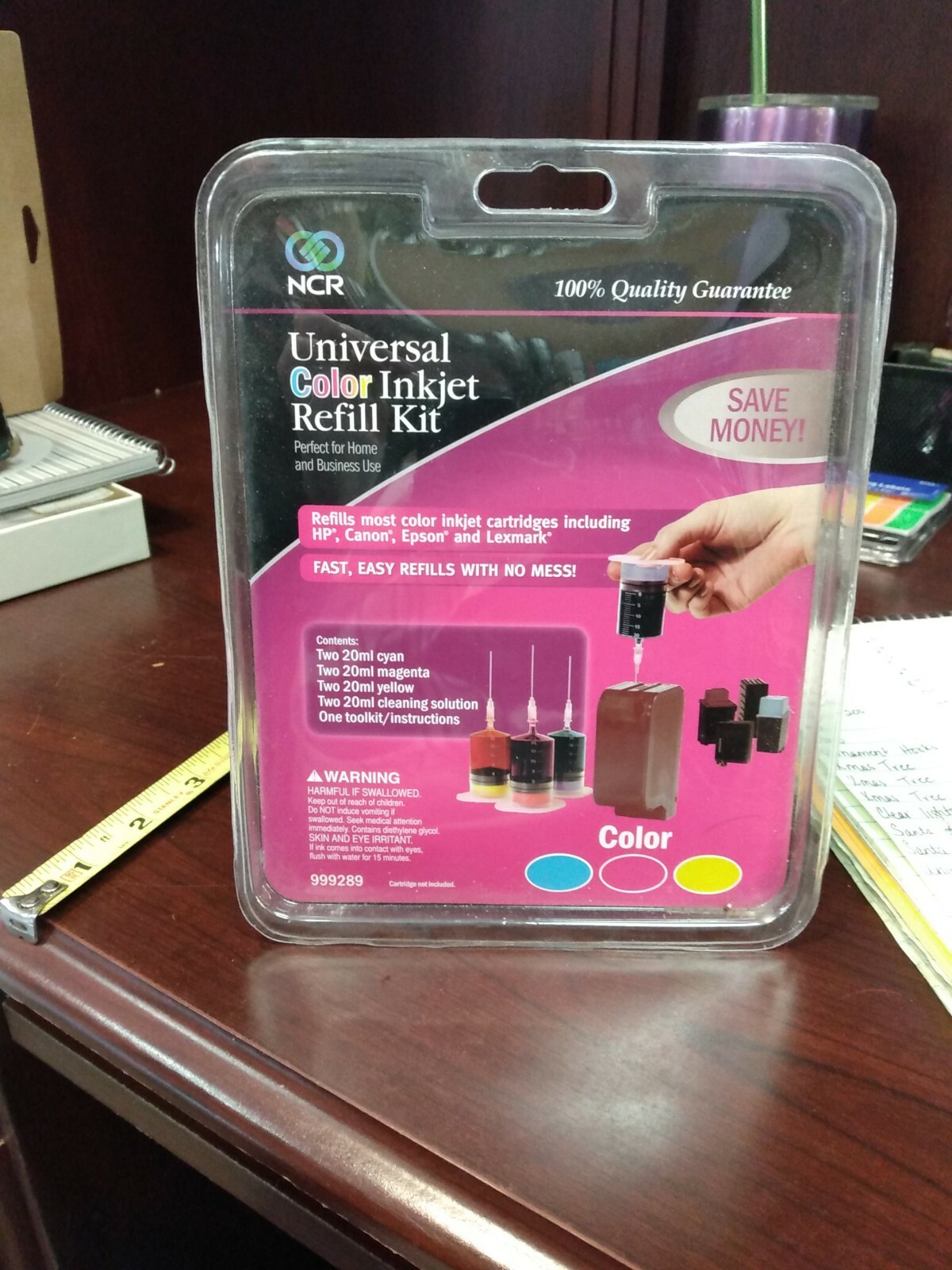NCR Universal Color Inkjet Refill Kit NIP 2011 999289 For HP Canon Epson Lexmark