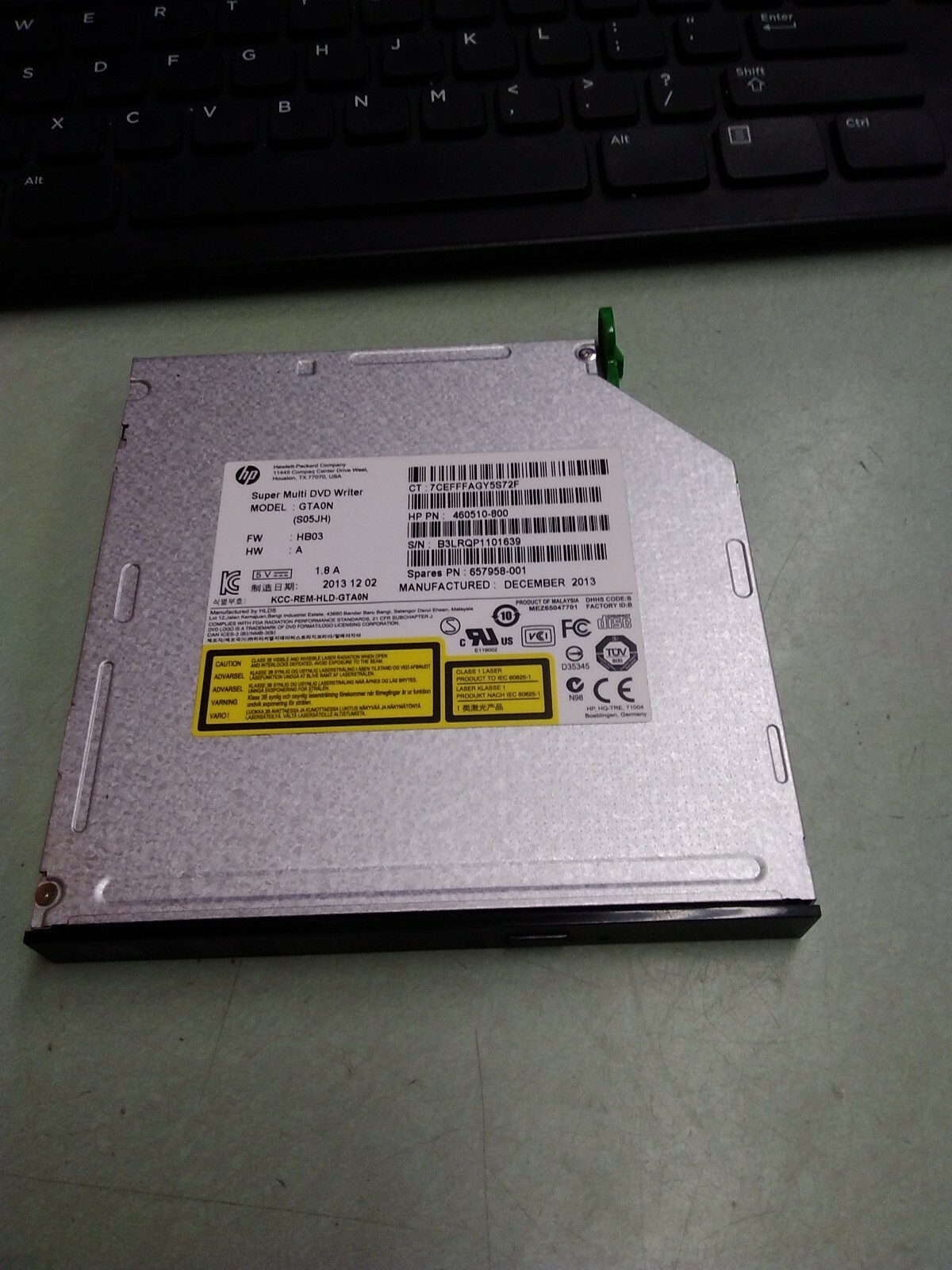 HP Super Multi DVD Writer Optical Drive GTA0N (S05JH) 460510-800 657958-001