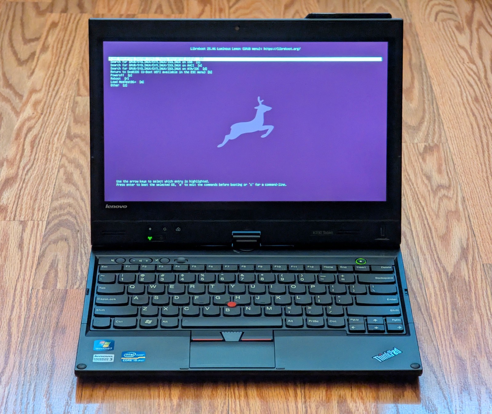 Libreboot Lenovo Thinkpad X230T Intel i5 16GB RAM 256GB SSD