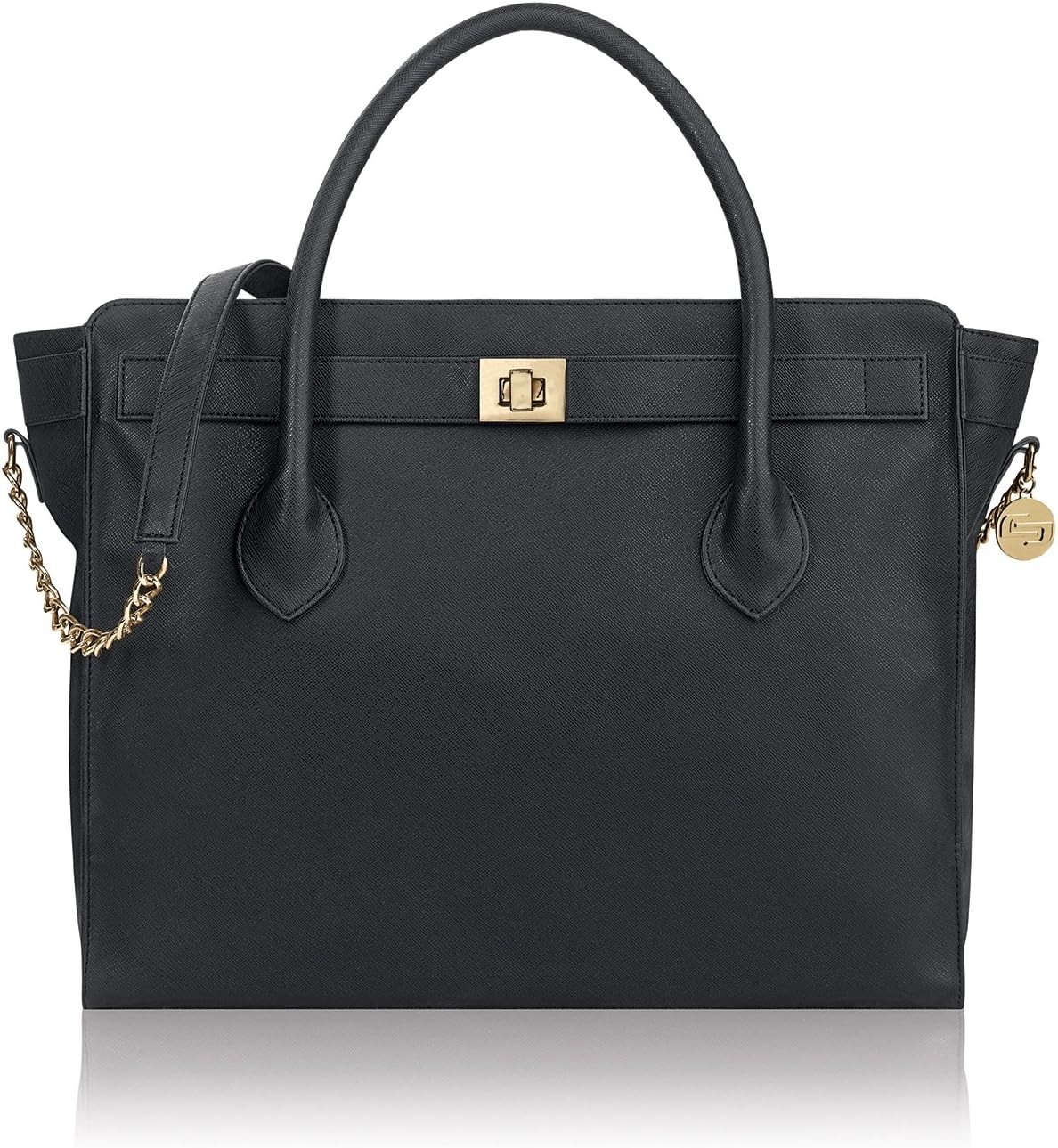 Solo Madison 15.6 Inch Laptop Tote Bag Black