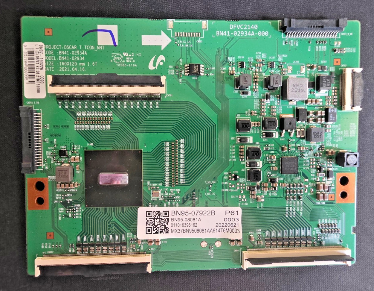 Samsung Odyssey Neo G95NA-  T-Con Board - BN95-07922B