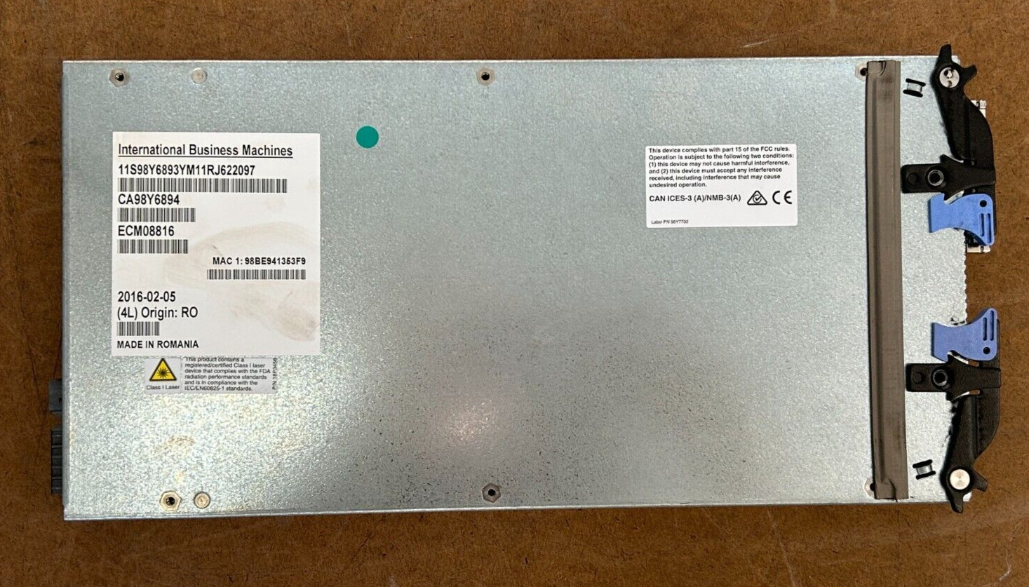 IBM 4-Port 16GB SFP+ Fibre Channel Adapter 98Y6894🟦