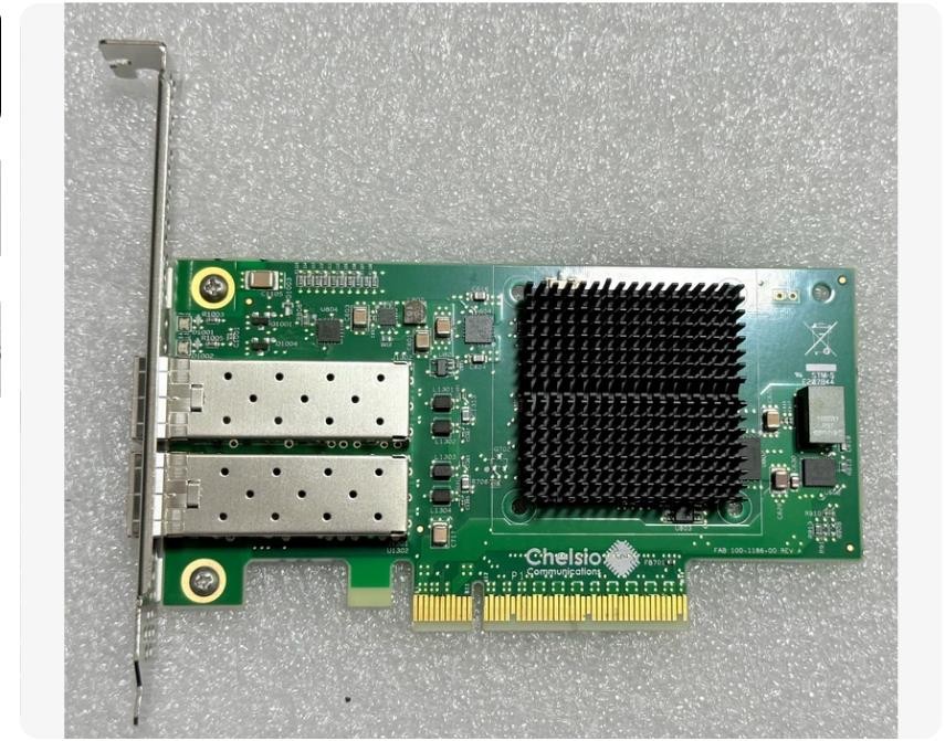 Dell 9VKR1 Dual-Port 10Gb SFP+ CNA Network Card Chelsio T520-CR 110-1188-50