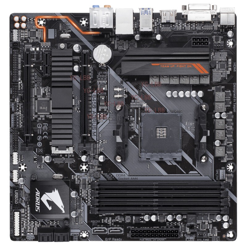 GIGABYTE B450 AORUS M motherboard AMD B450 Socket AM4 DDR4 M.2 Micro ATX HDMI