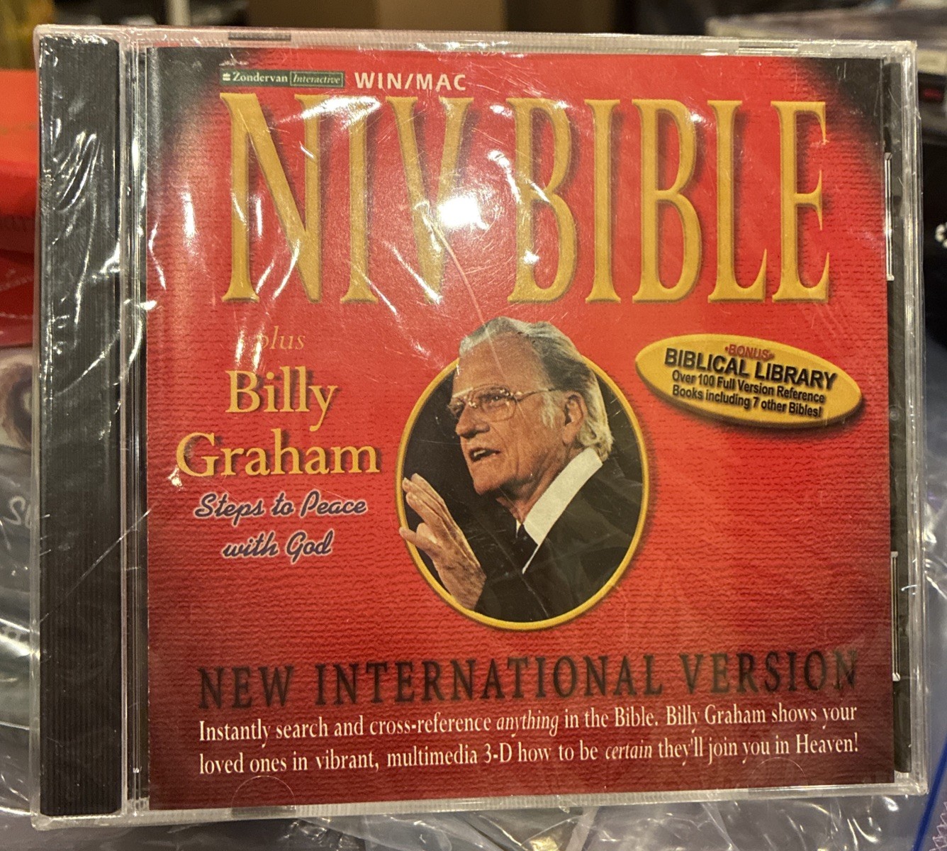 NEW Sealed NIV Bible Billy Graham New International Version PC CD-ROM