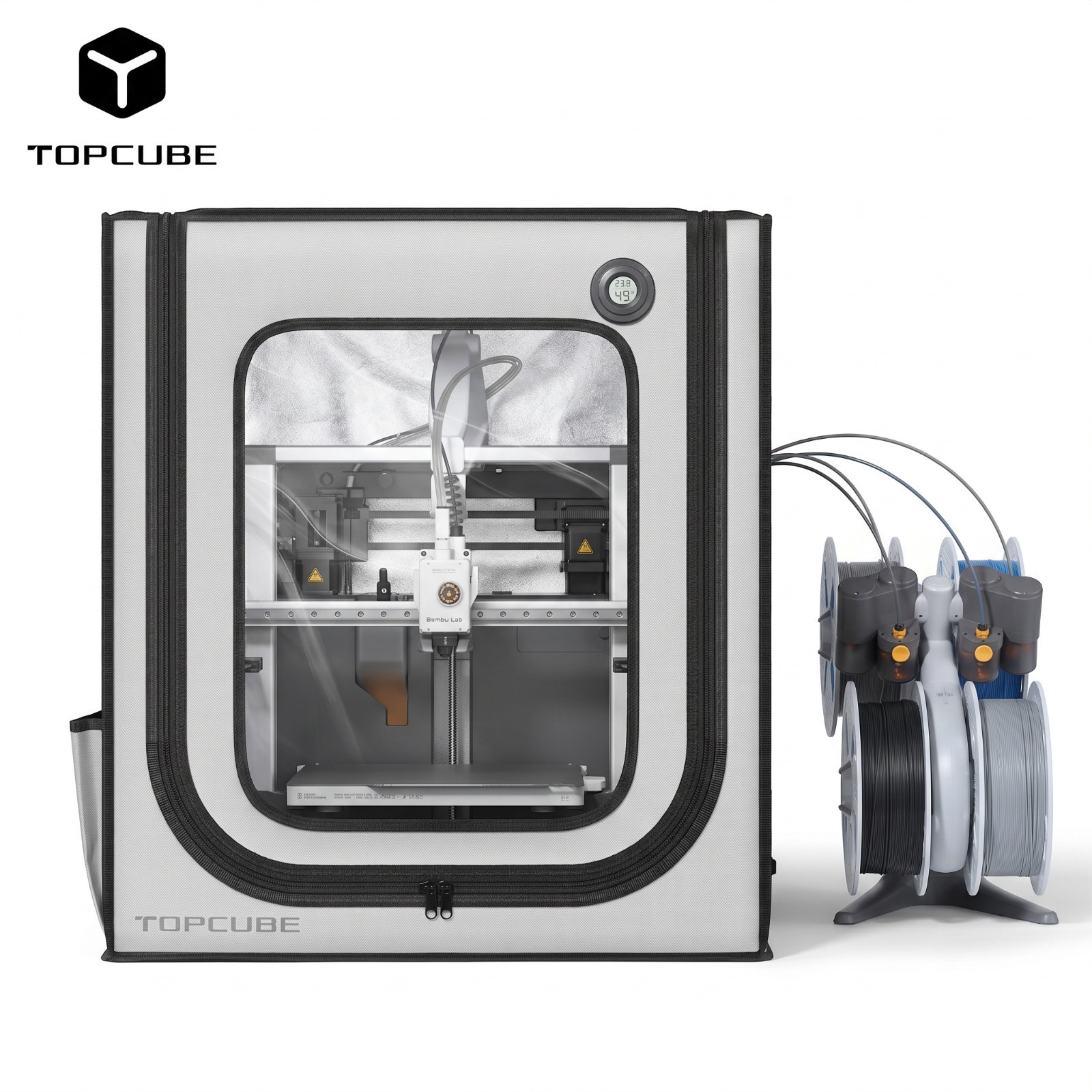 Yoopai 3D Printer Enclosure for Bambu Lab A1/ A1 Combo 3D Printer LED light