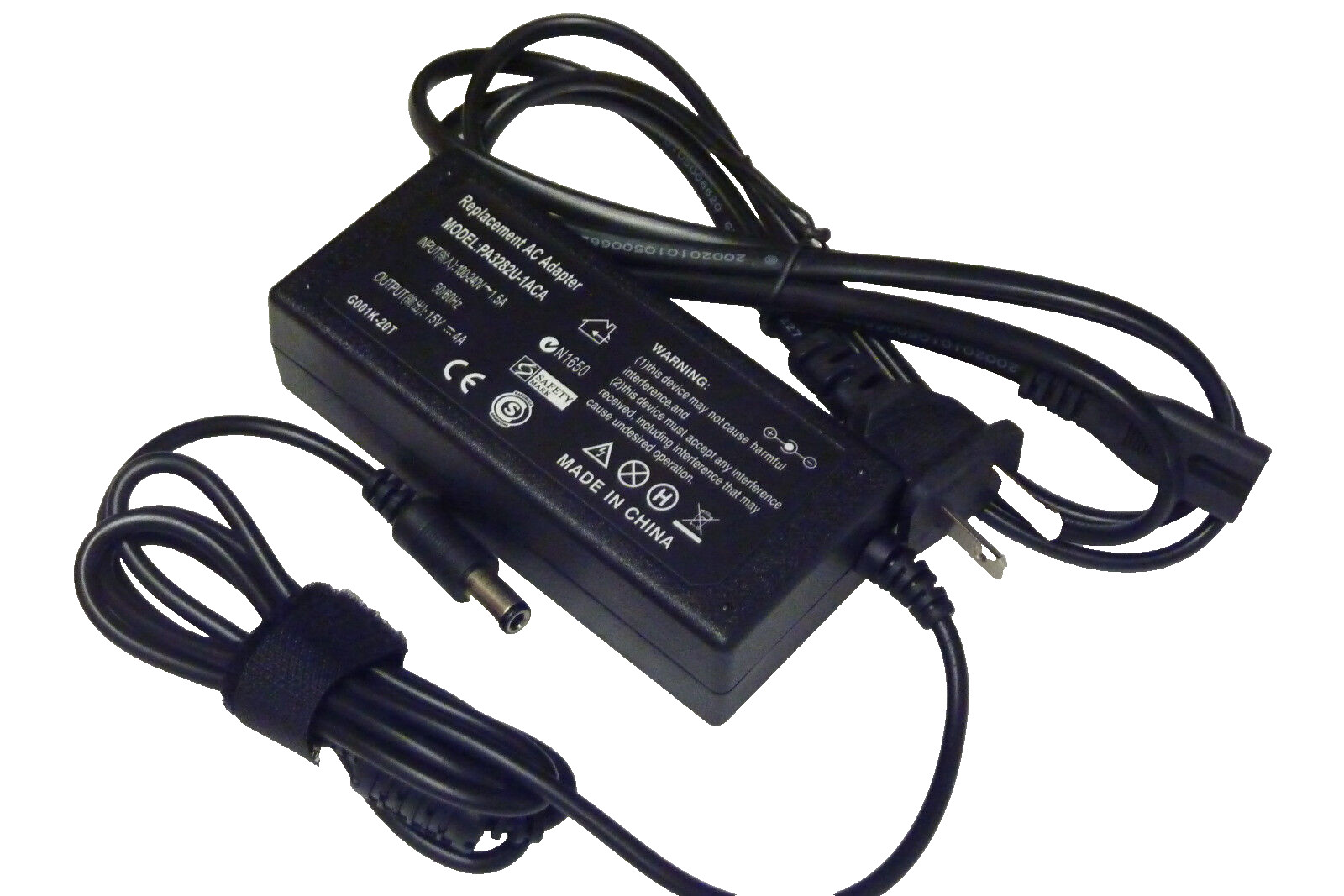 For Toshiba Tecra A8-EZ8413 A8-EZ8511 A8-EZ8511X AC Adapter Charger Power Cord