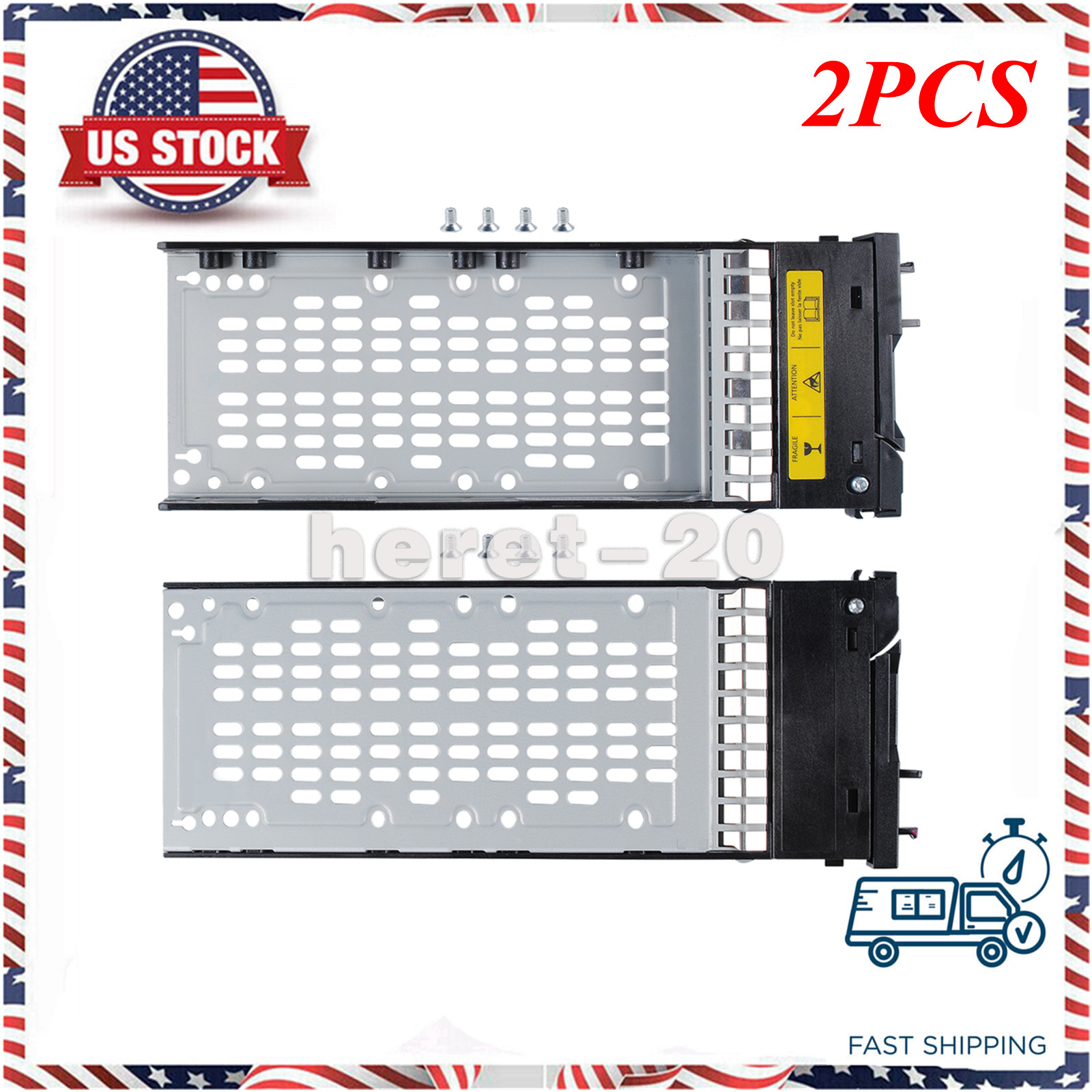 2PCS 2.5" SAS SATA Caddy Tray For HPE MSA M2 1060 2060 2040 M2 SAN P14405-001