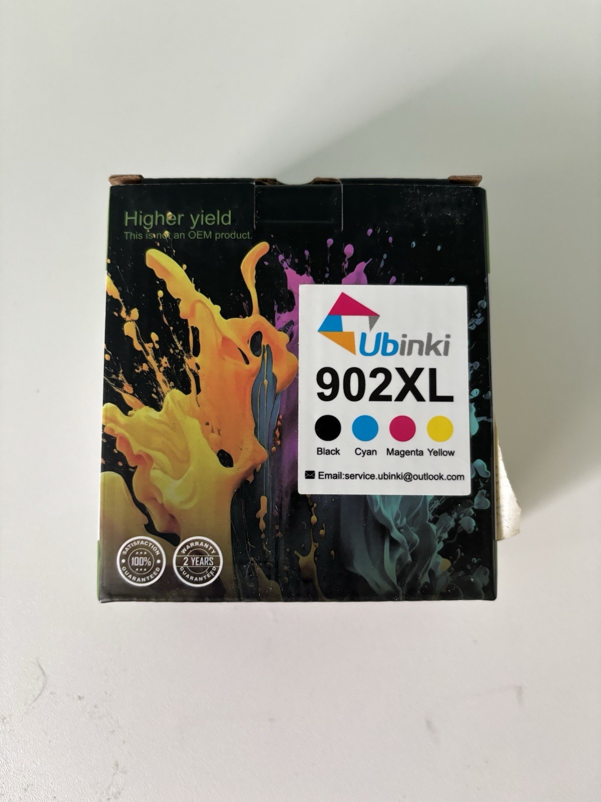 902XL 4-Pack Ink Cartridges Black, Cyan, Yellow, Magenta