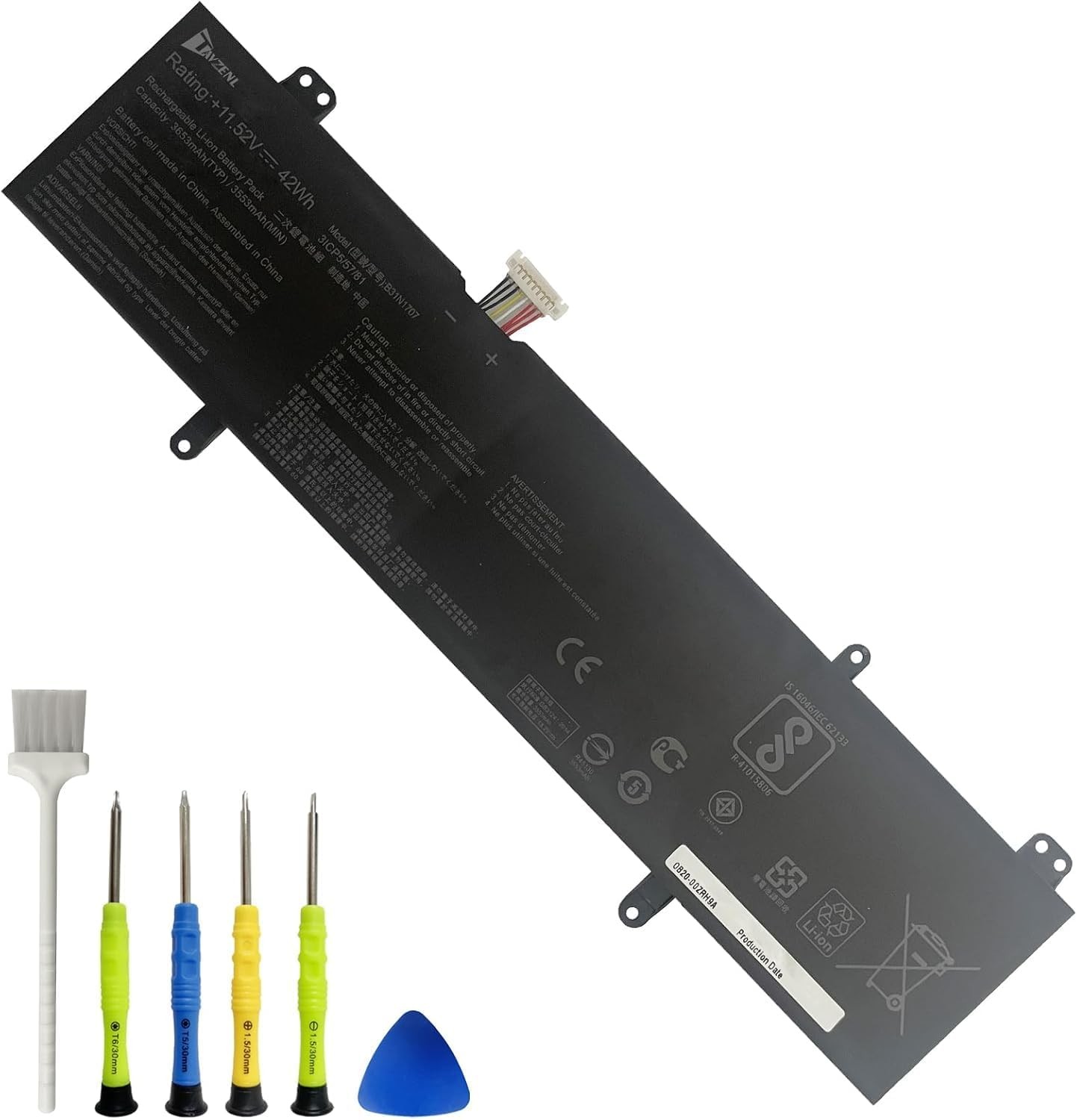 B31N1707 Laptop Battery Replacement for Asus VivoBook S14 S406UA GS8202T S410