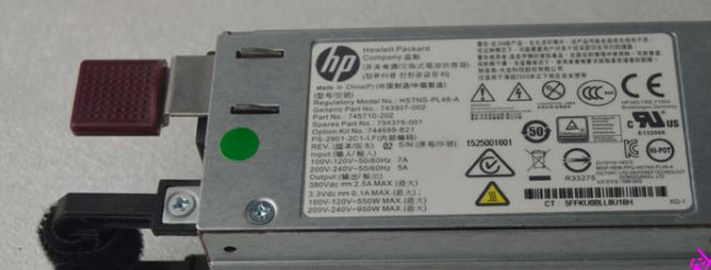 HP DL180G9 Gen9 power supply 744689-B21 754376-001 745710-202 HSTNS-PL48-A