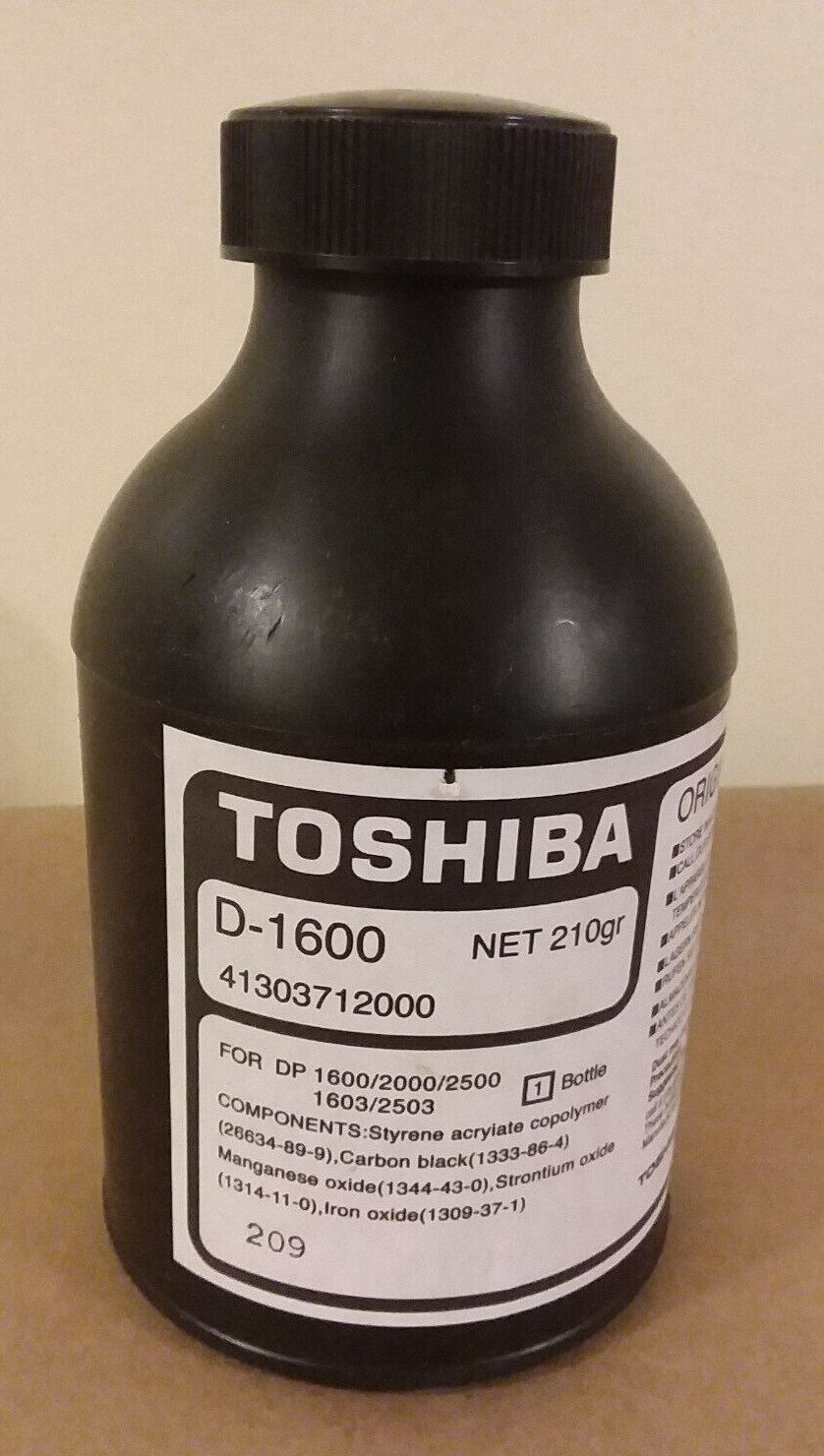 Open Box Sealed D1600 Genuine Toshiba Developer e-Studio 1600/2500 (41303712000)