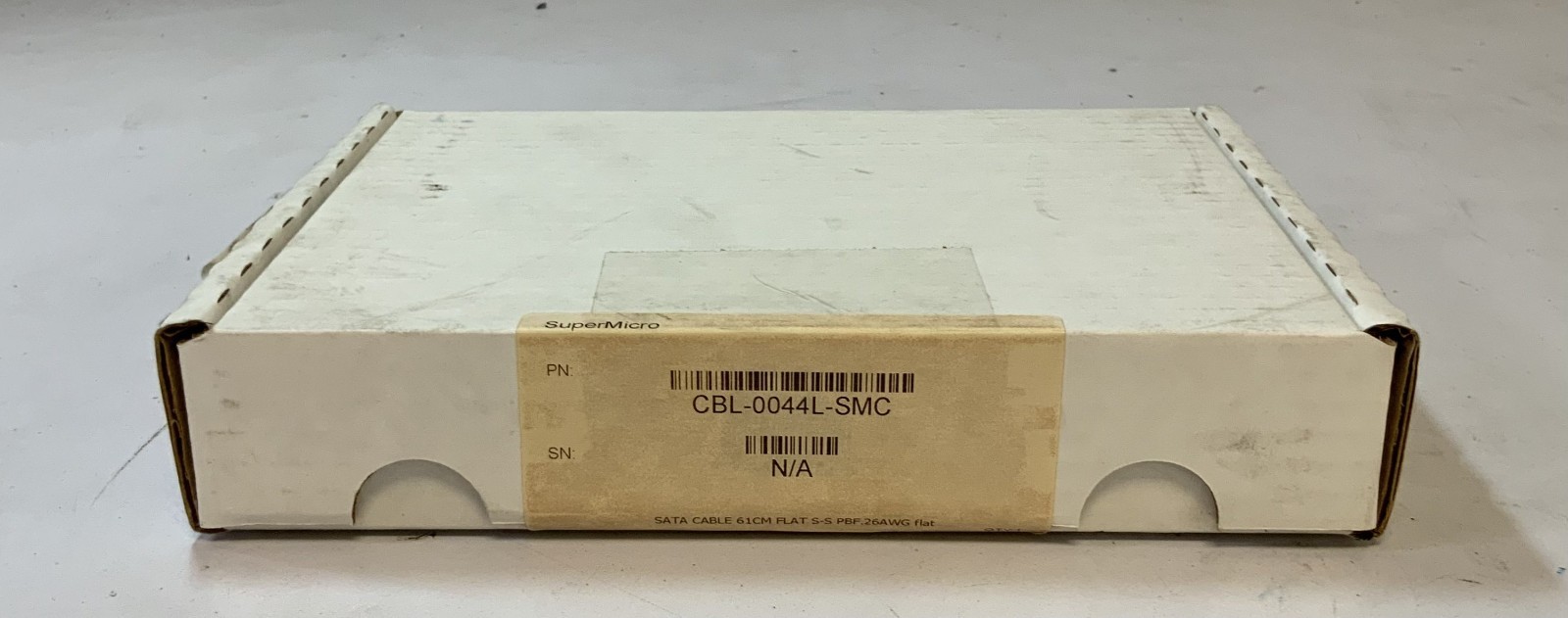 Supermicro CBL-0044L-SMC SATA Cable 61cm Flat Straight-Straight "M1B"