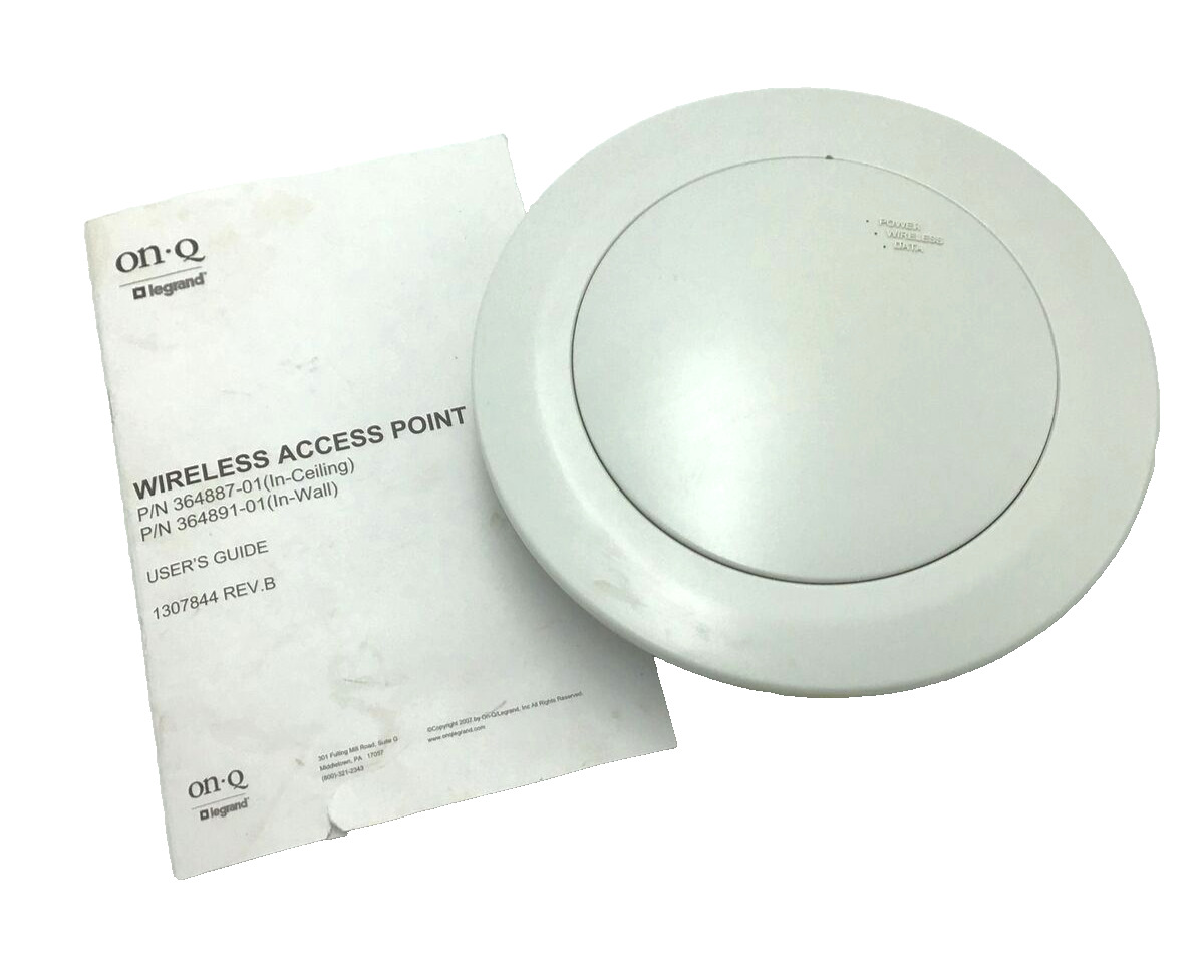 On-Q/Legrand 364887-01 In-Ceiling Wireless Access Point