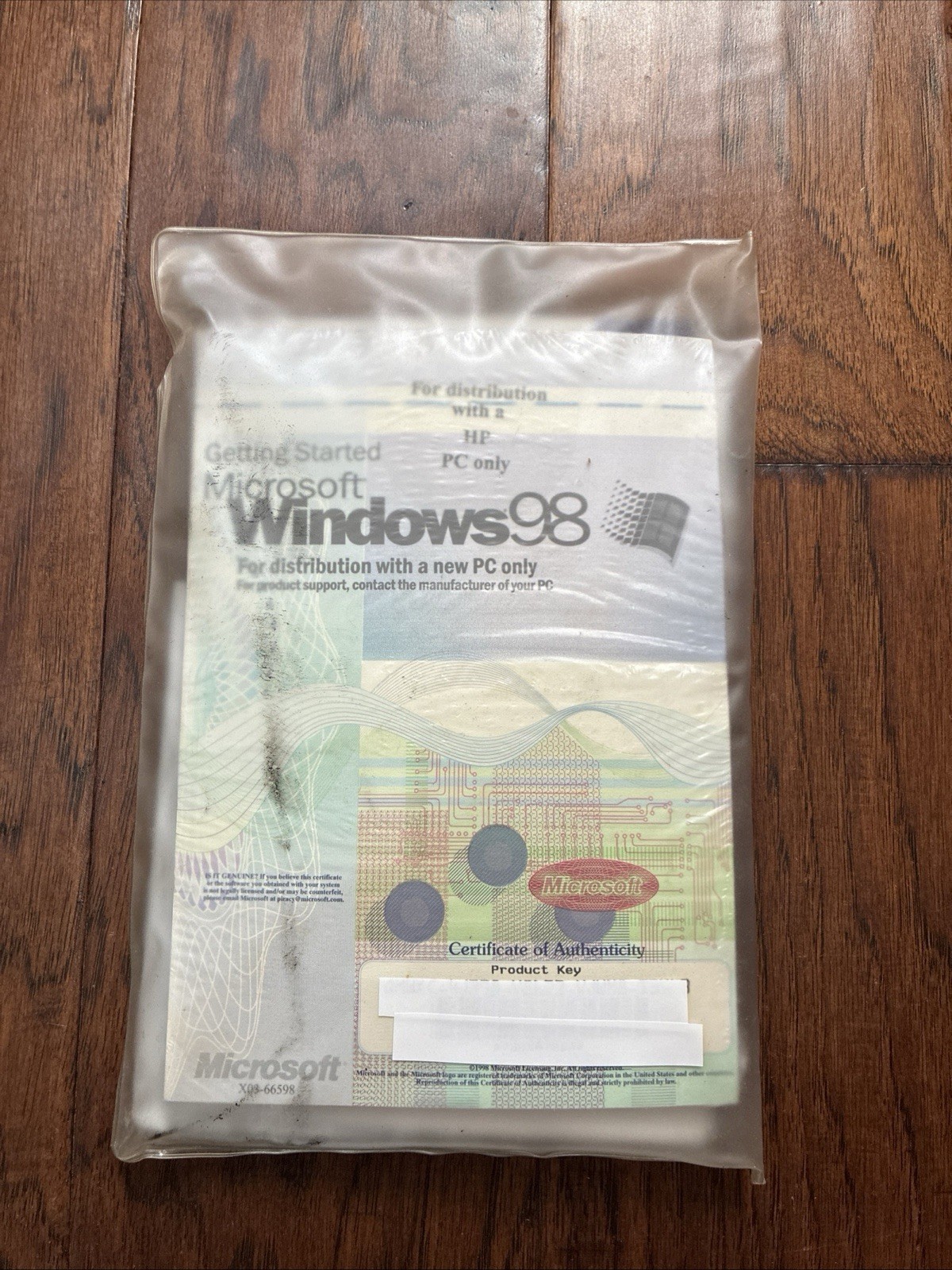 Microsoft Windows 98 New Sealed CD w/ COA & Product Key