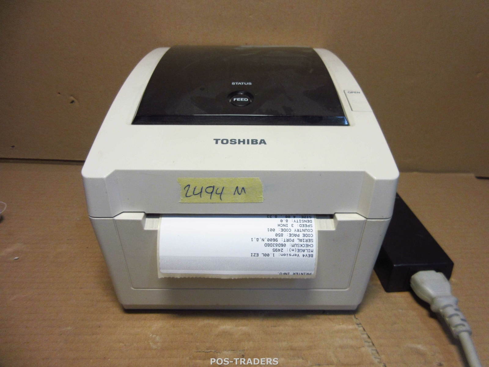 Toshiba B-EV4D Thermal Label Printer LAN 104mm B-EV4D-GS14-QM-R - 2494 METERS