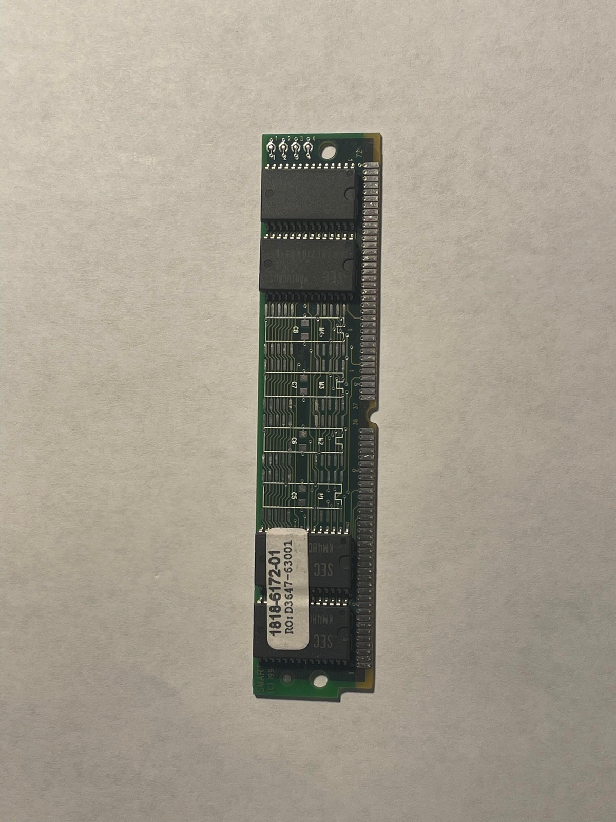 HP 1818-6172-01 D3647-63001 8MB 72-pin SIMM