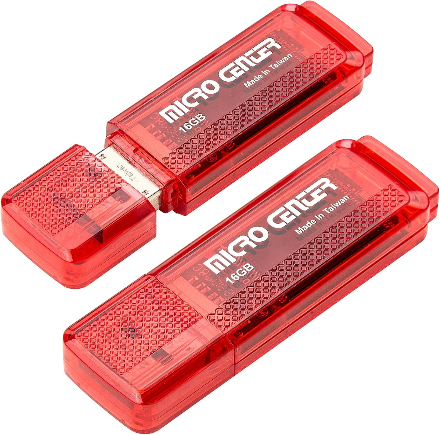 Micro Center 2 Pack 16GB USB 3.0 Flash Drive Memory Stick Thumb Drive