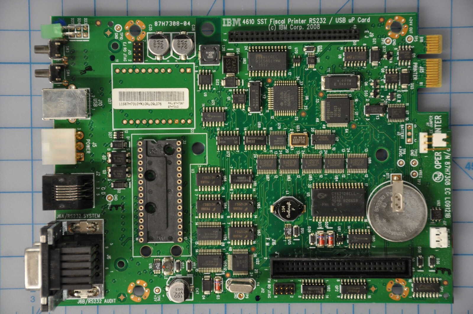 IBM Logic Card w/o EPROM 87H7387