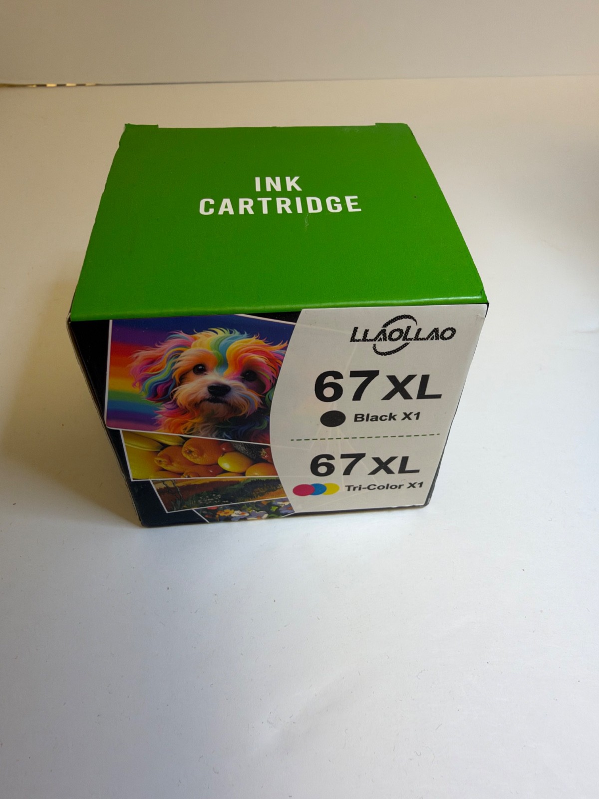 67XL Ink Cartridge Black/Color Combo Pack Compatible for HP Works Deskjet 1255