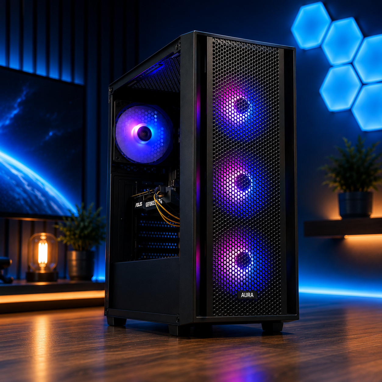 RTX 5060, Intel i7, Ryzen 7 , 32GB RAM, 2TB SSD Gaming Computer Desktop PC