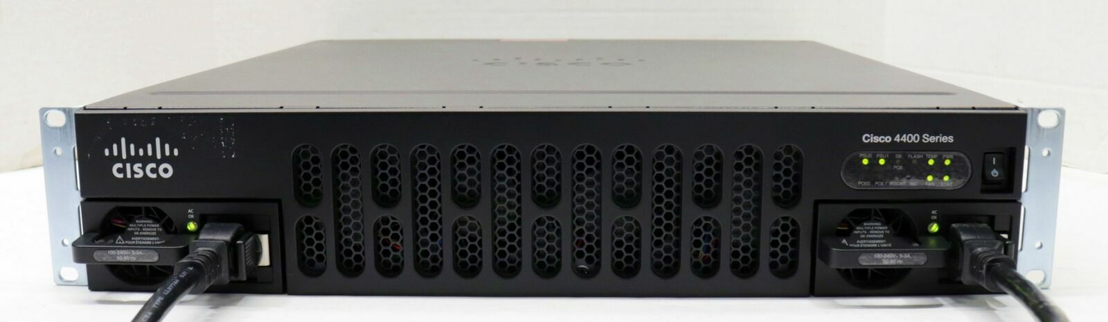 CISCO ISR4451-X-HSEC/K9 4-Port Gigabit HSEC High Security Router Dual AC Power 