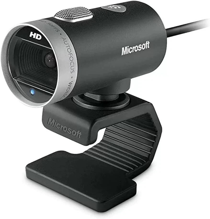 Microsoft LifeCam Cinema HD Webcam with built-in noise cancelling Microphone