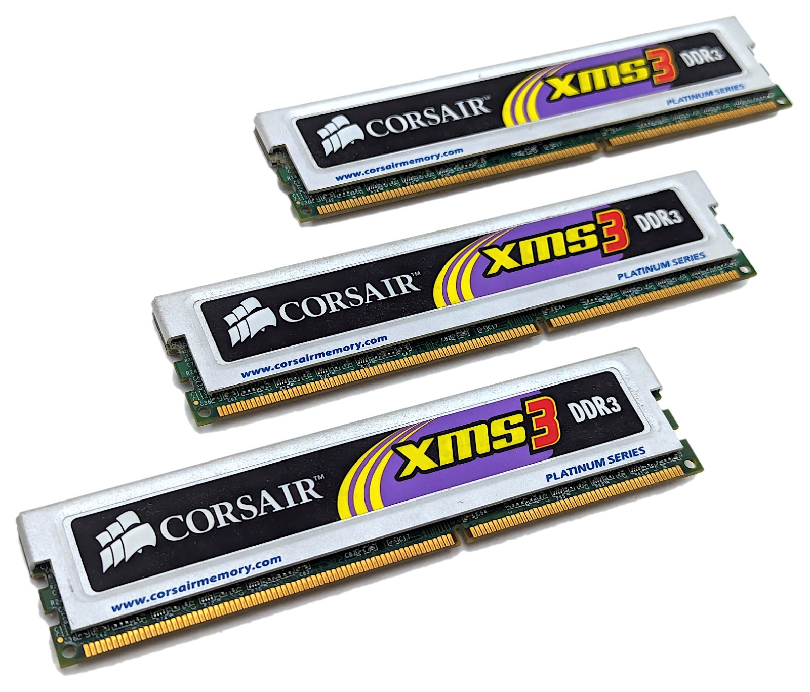 Corsair XMS3 Platinum 6GB Kit (3x2GB) PC3-12800 DDR3-1600 RAM DIMM TR3X6G1600C9
