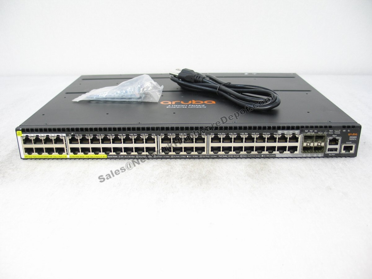 HP Aruba R0M67A 2930M 40G 8 Smart Rate PoE Class 6 w/ AC PWR - 1 Year Warranty