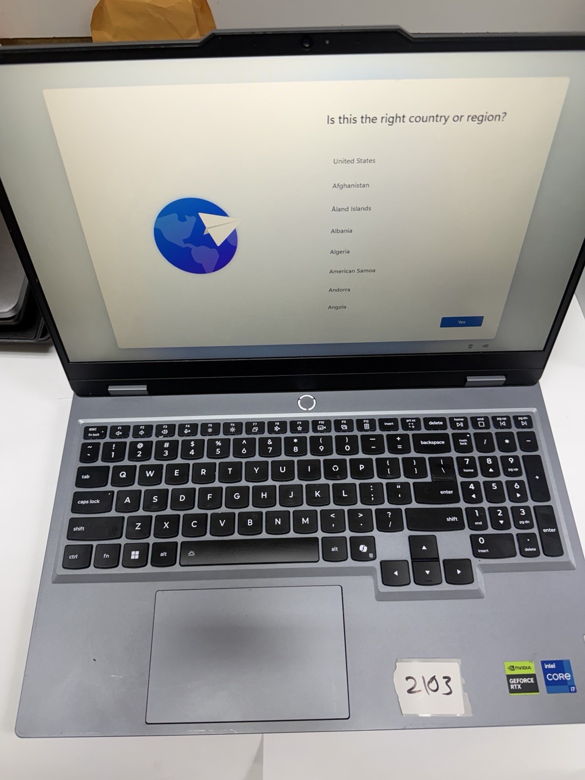 Lenovo LOQ 15IRX10 15.6”i5-13650HX 16GB RAM  512GB SSD GeForce RTX 5060. Grade A