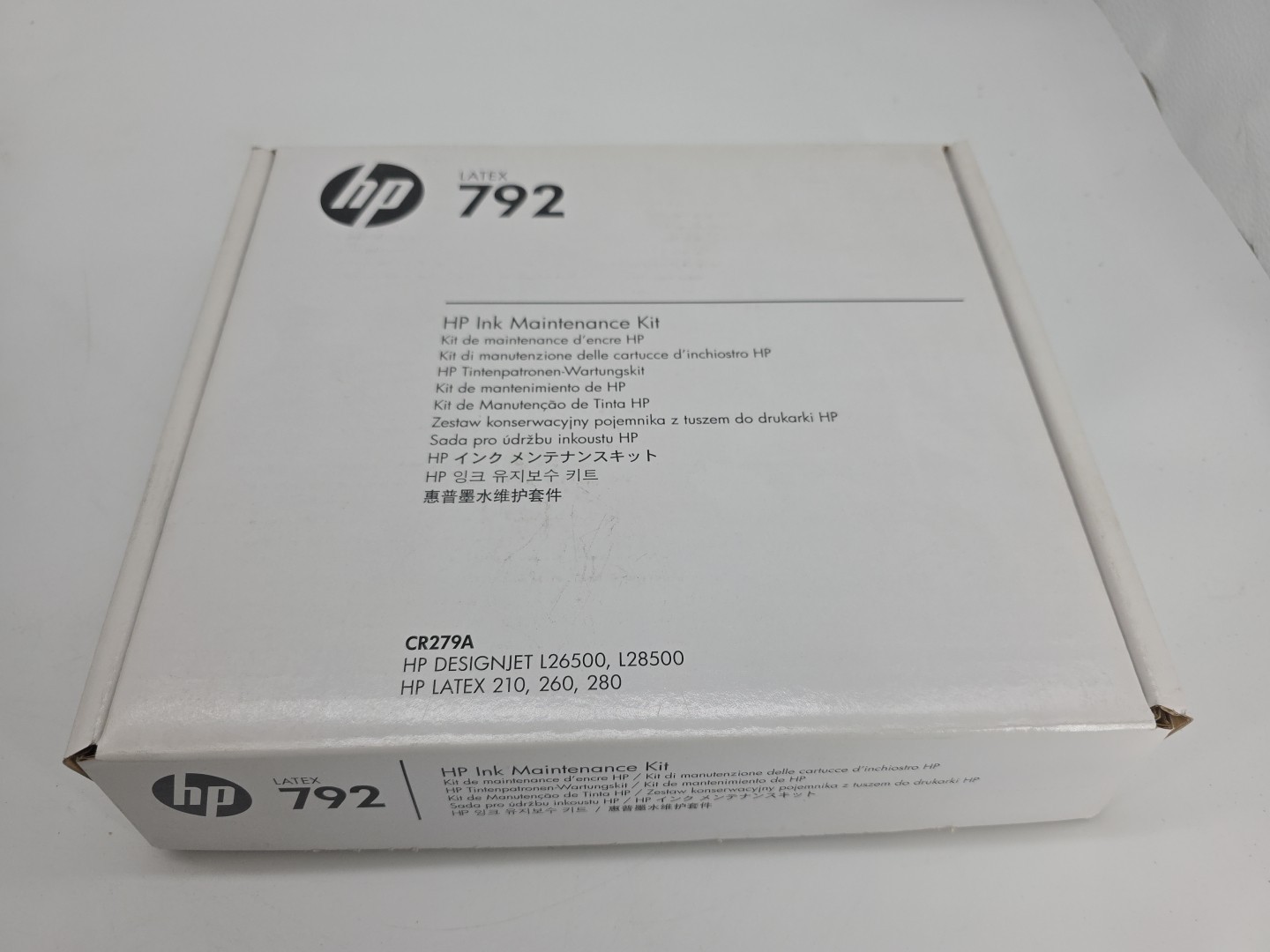 HP 792 CR279A Maintenance Kit Latex 210, 260, 280; Designjet L26500, L28500 QTY