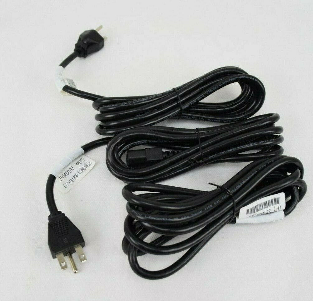 LongWell 39M5095 Power Cords EC H19160P 10A 250V Lot of 3