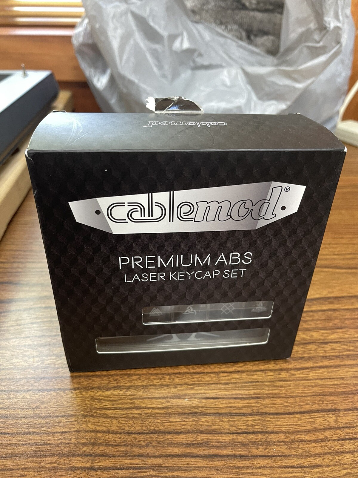CableMod premium ABS Laser Key Set - Norse Edition (Black, OEM, ANSI, 121 Keys)