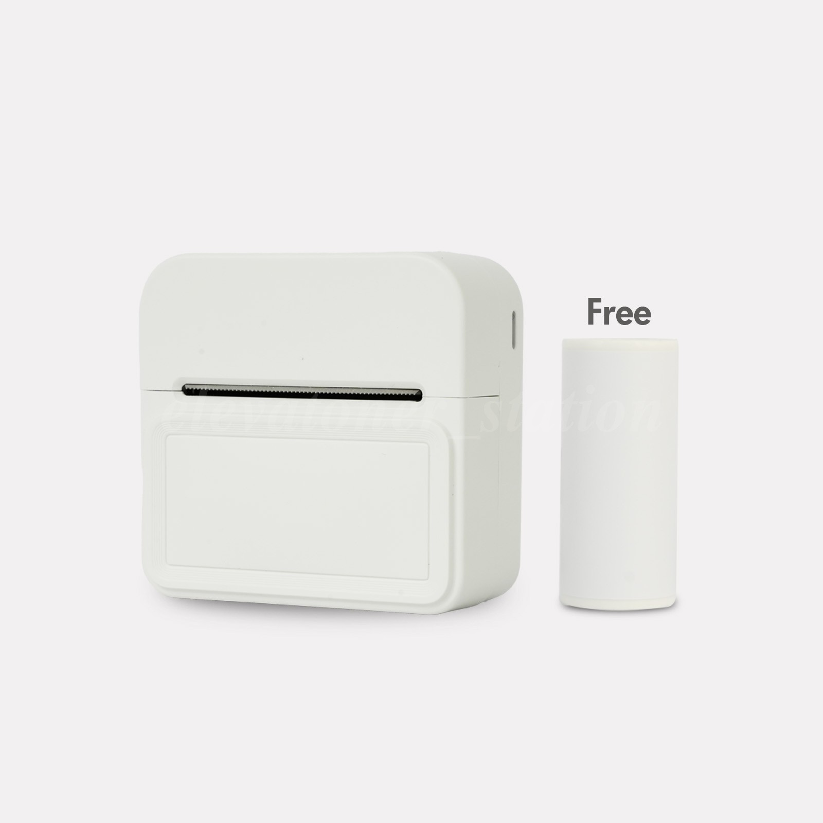 Thermal Printer Portable Mini Print Sticker Printer Wireless with 10 Roll Paper