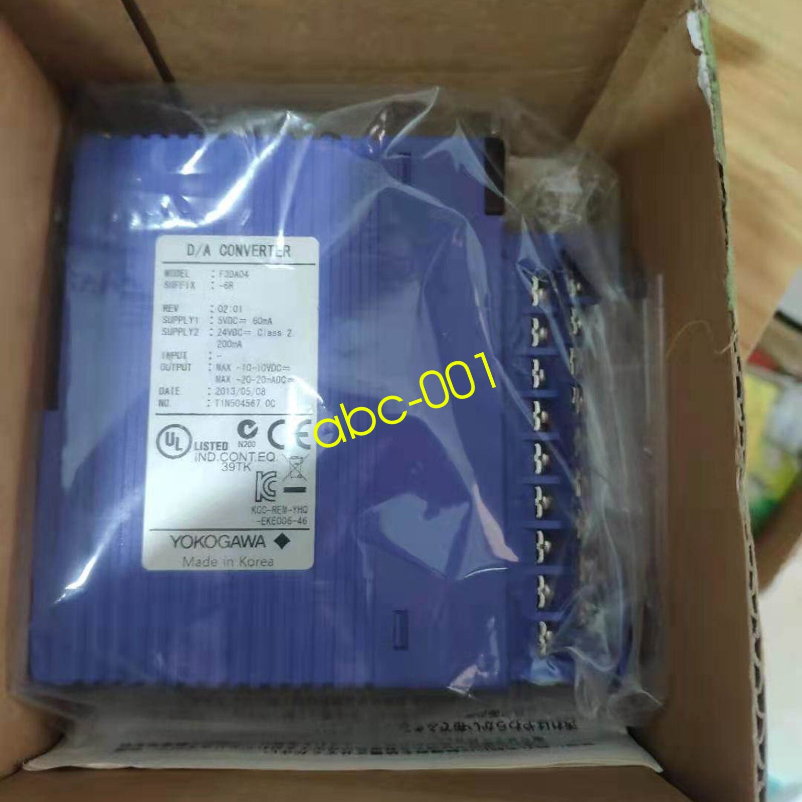 1PS New For Yokogawa F3DA04-6R module In Box 