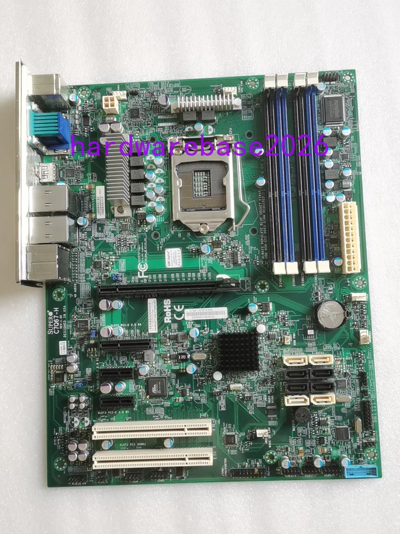 For Supermicro C7Q67-H Intel Q67 Express LGA-1155 DDR3 ATX Server Motherboard